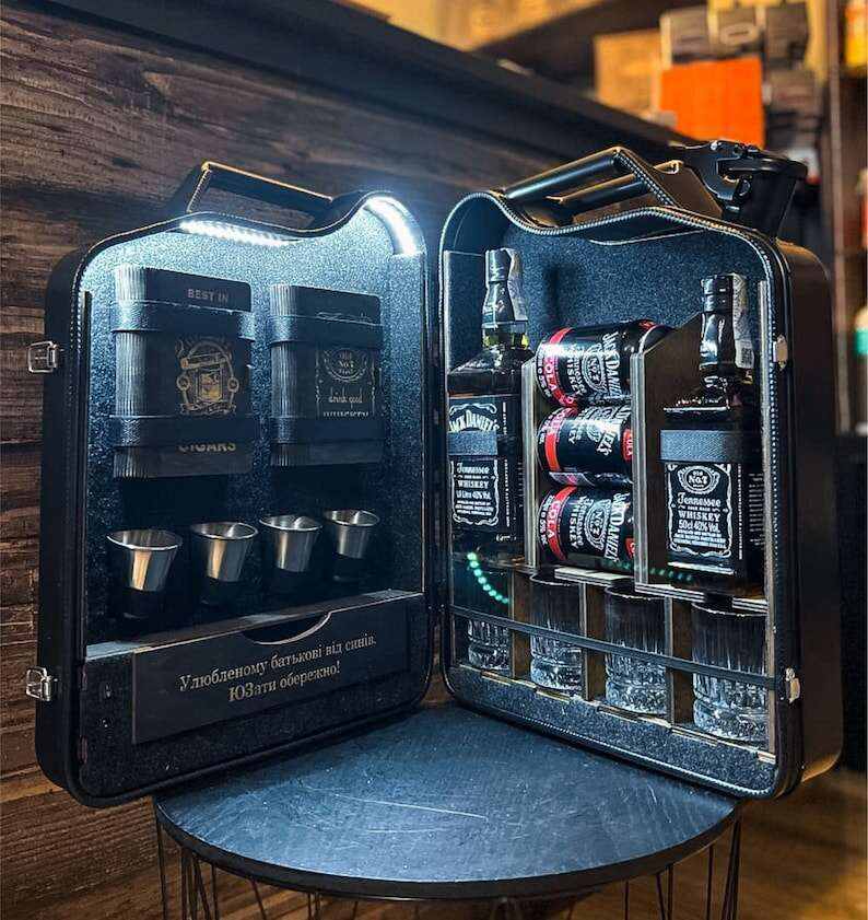 20 L Jerry Can Mini Bar, Christmas gift, Home Mini Bar, Party Mini Bar, Handmade Fuel Bar, Gift For Him, For Husband, Custom Fuel Bar