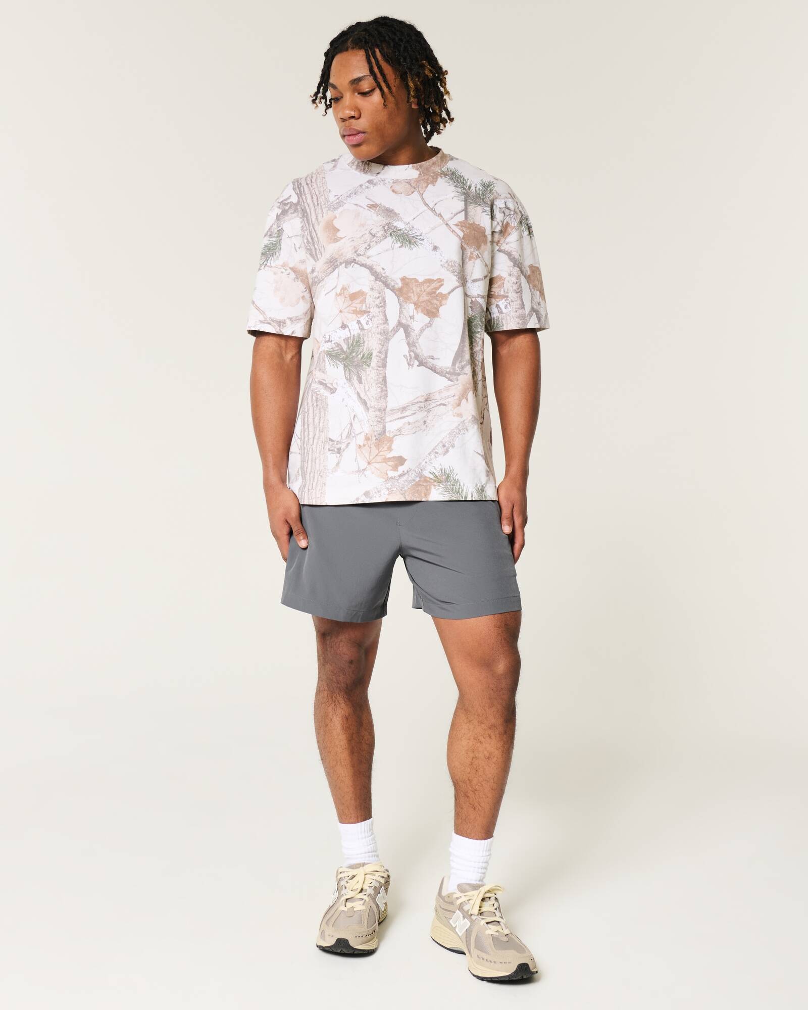 Mid-Thigh Hybrid Active Shorts