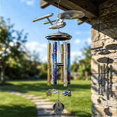 🚀 Star Trek 60th Anniversary USS Enterprise Wind Chime