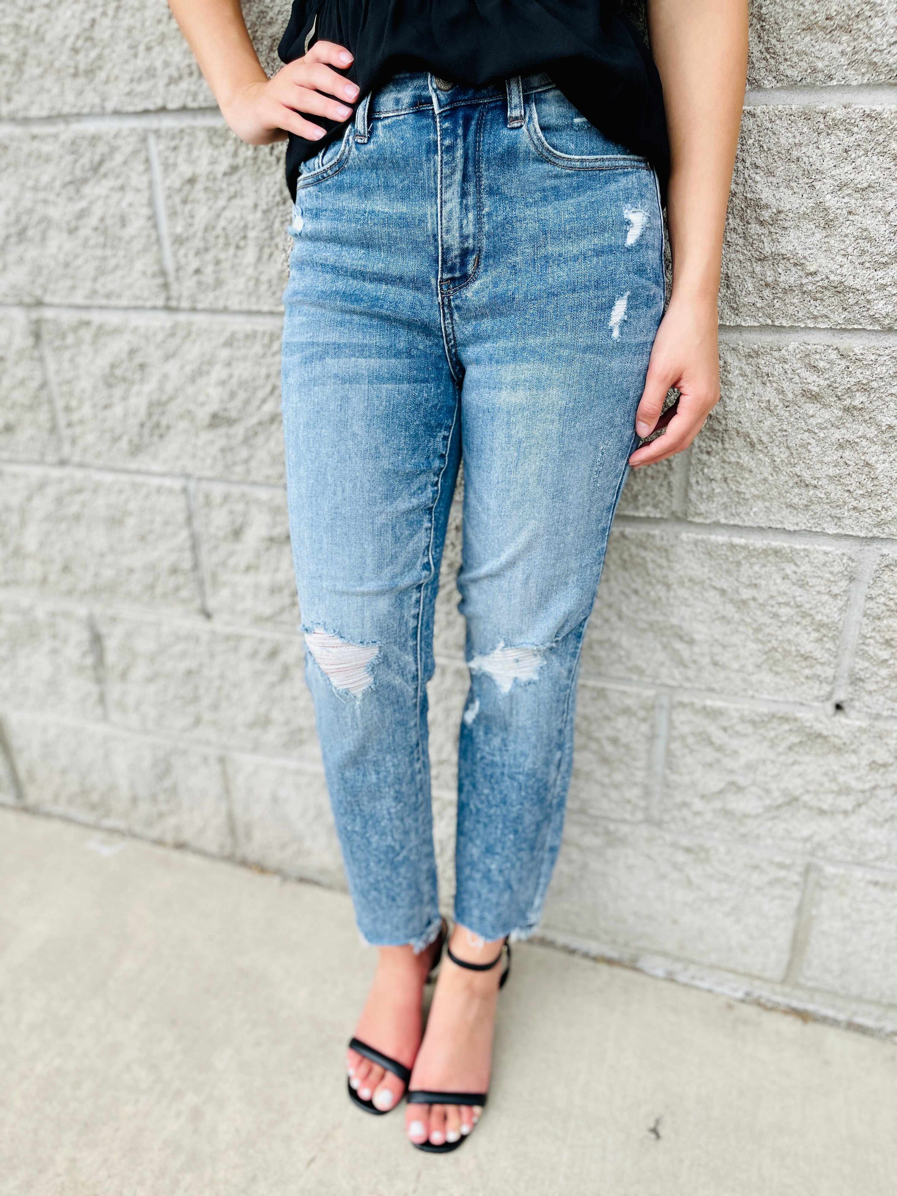 Plus/Reg More Than You Can Chew Hem Bootcut Jeans