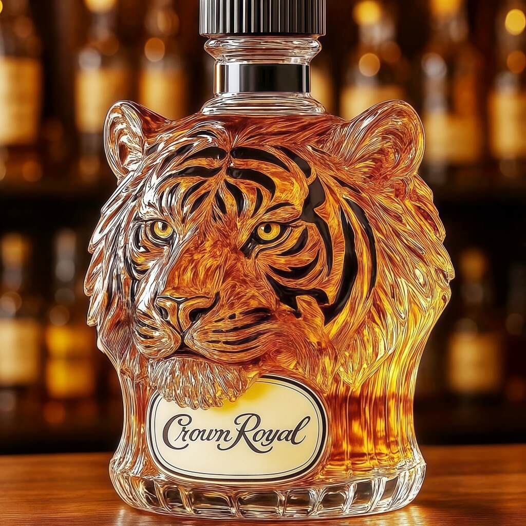 Tiger Whisky Bottle