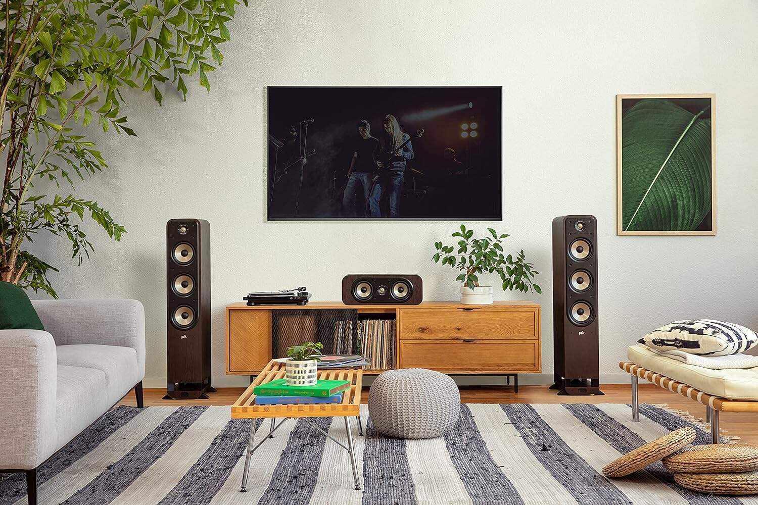 Polk Audio Signature Elite ES20 Bookshelf Speaker - Hi-Res Audio Certified,Dolby Atmos & DTS:X Compatible, 1