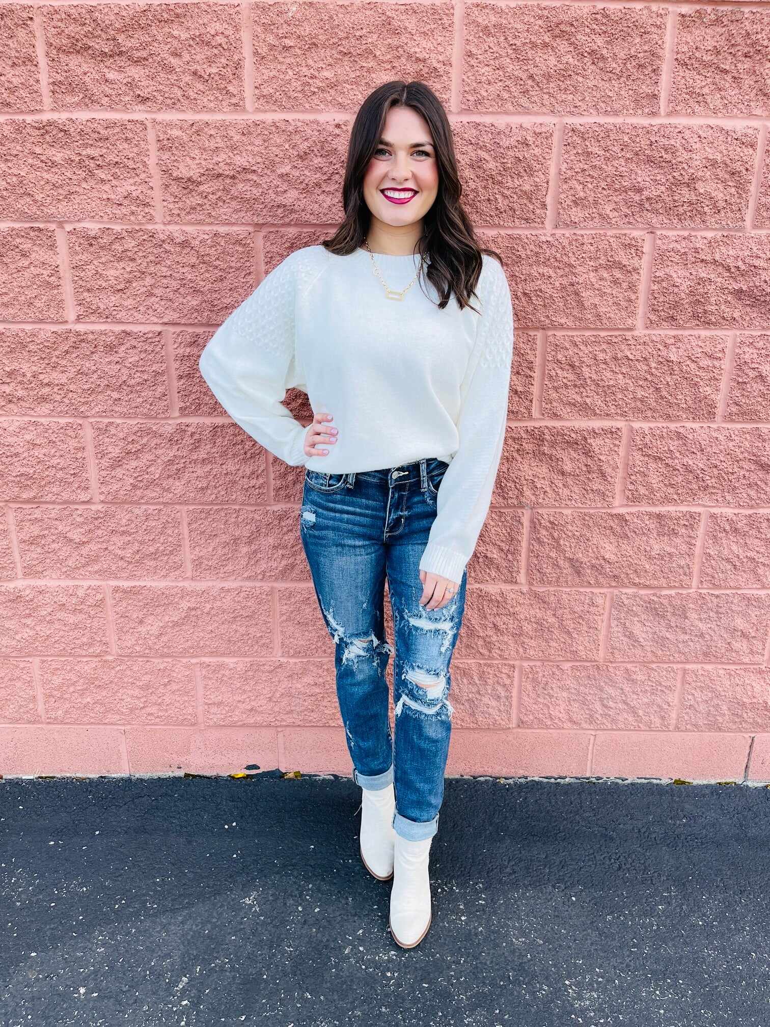 Plus/Reg Now Or Never Mid-Rise Boyfriend Jeans