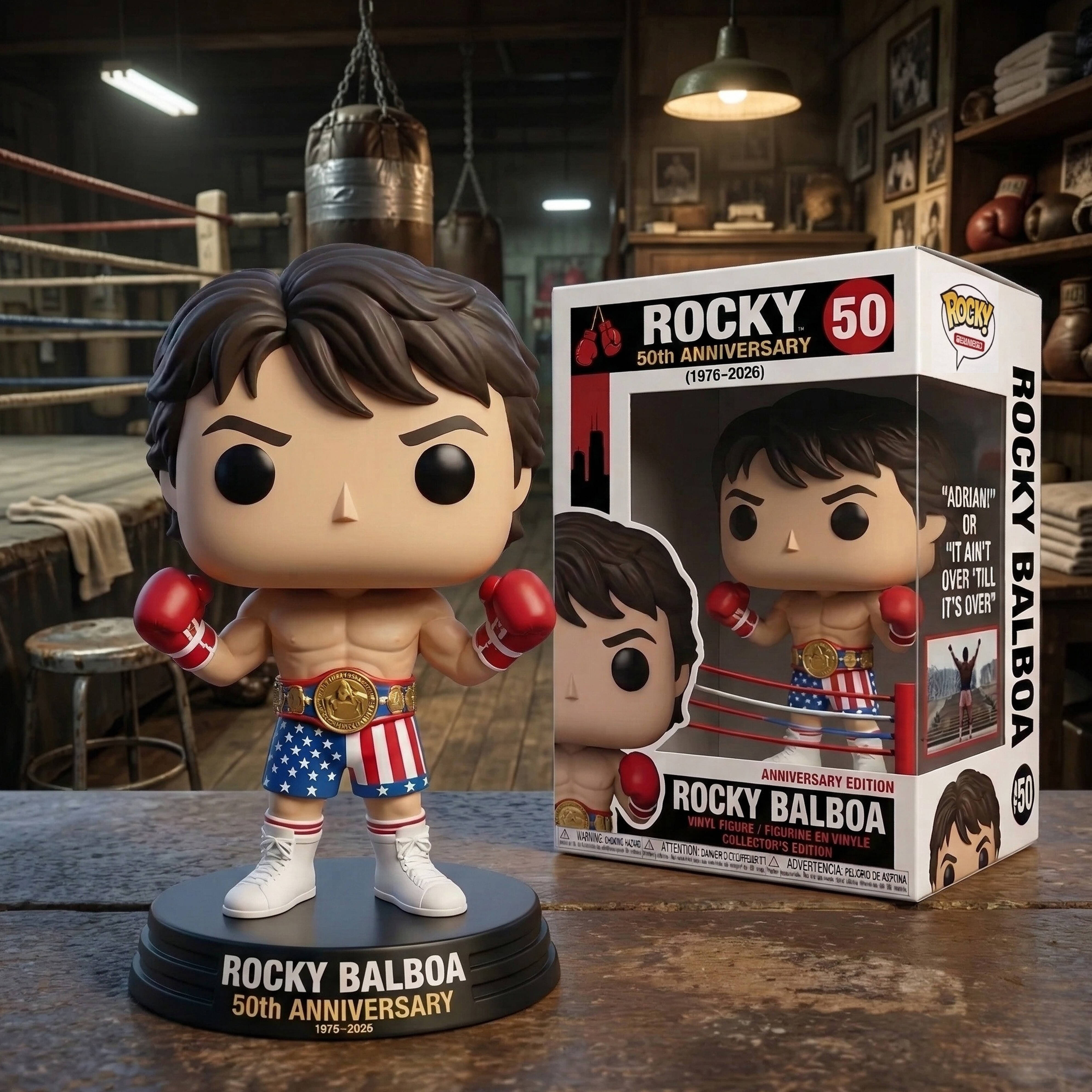 Rocky Balboa 50th Anniversary Collector Edition Figure(1976–2026)