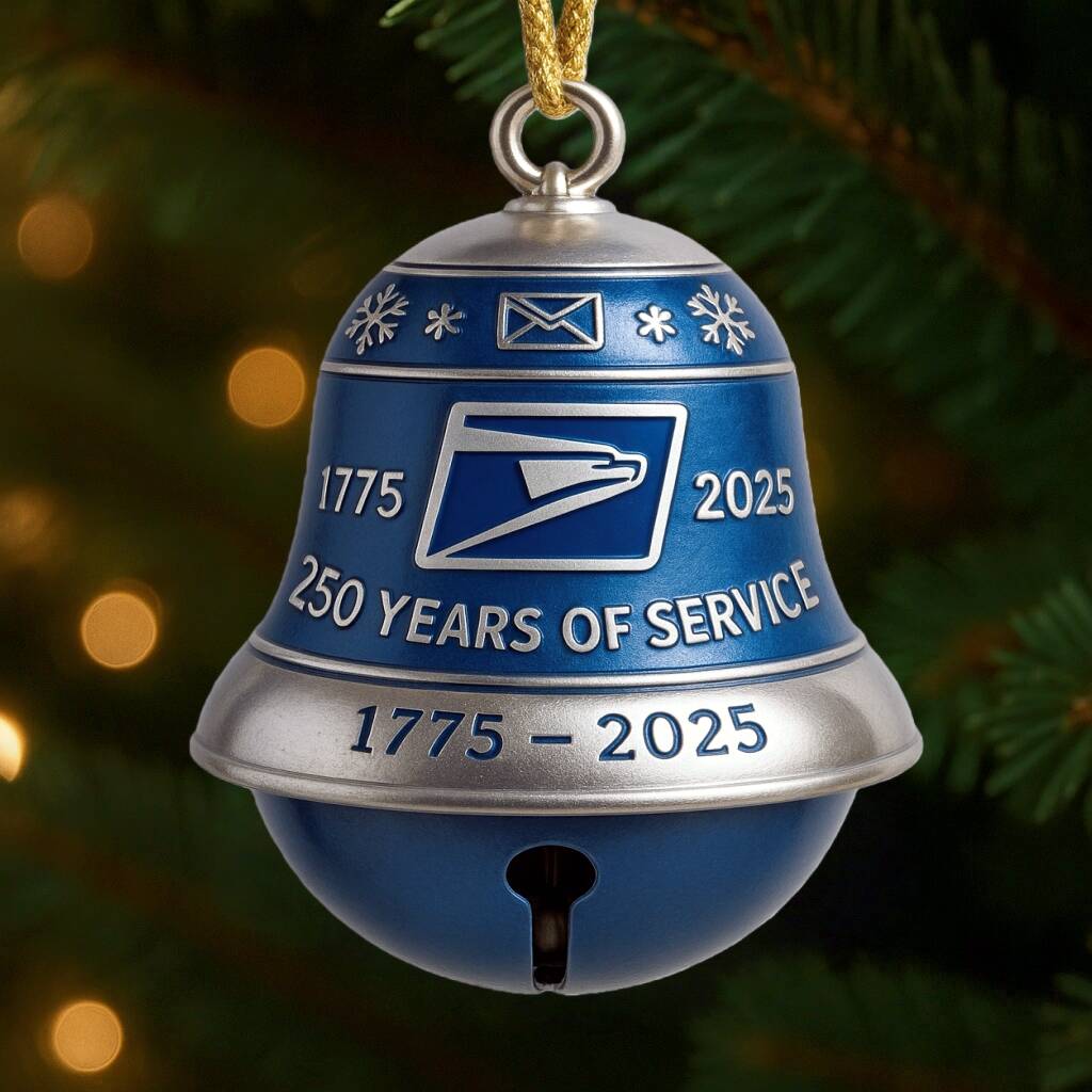 USPS 250th Anniversary Bell Ornament