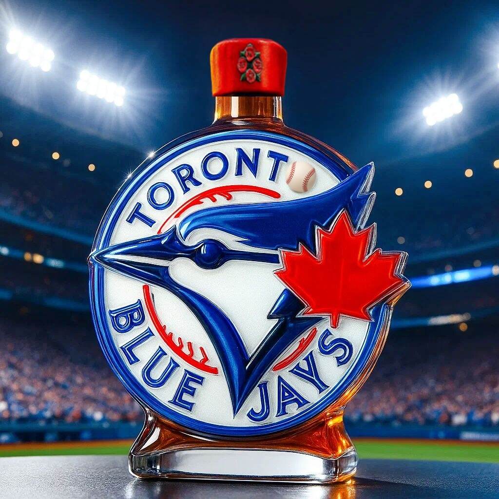 Toronto Blue Jays Whiskey Bottle