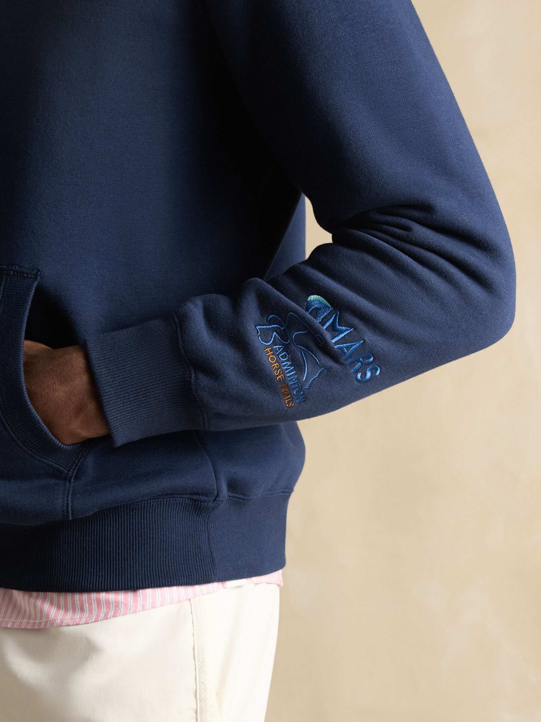 Official Badminton Navy Quarter Zip Sweatshirt