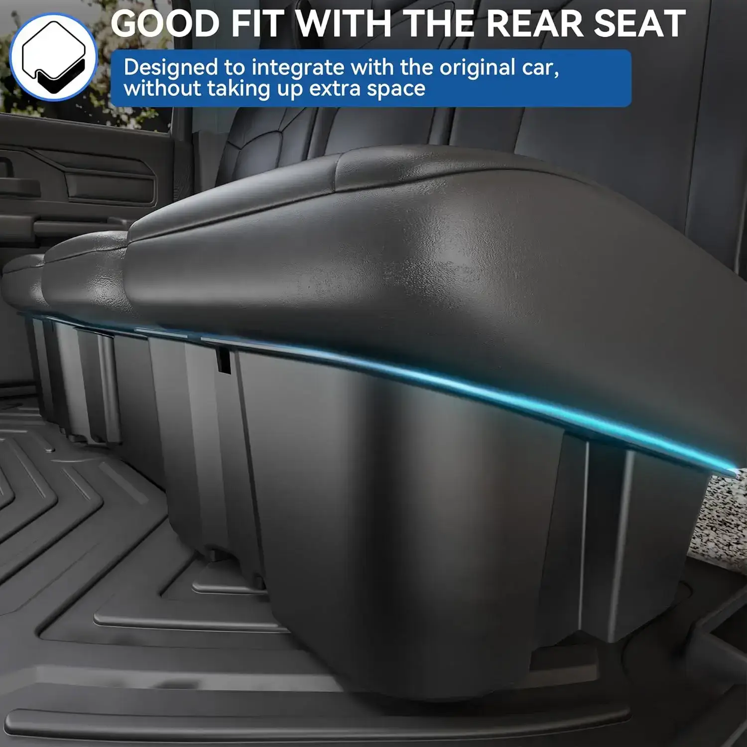 2-in-1 Underseat Storage Box for 2019-2026 Chevy Silverado & GMC Sierra