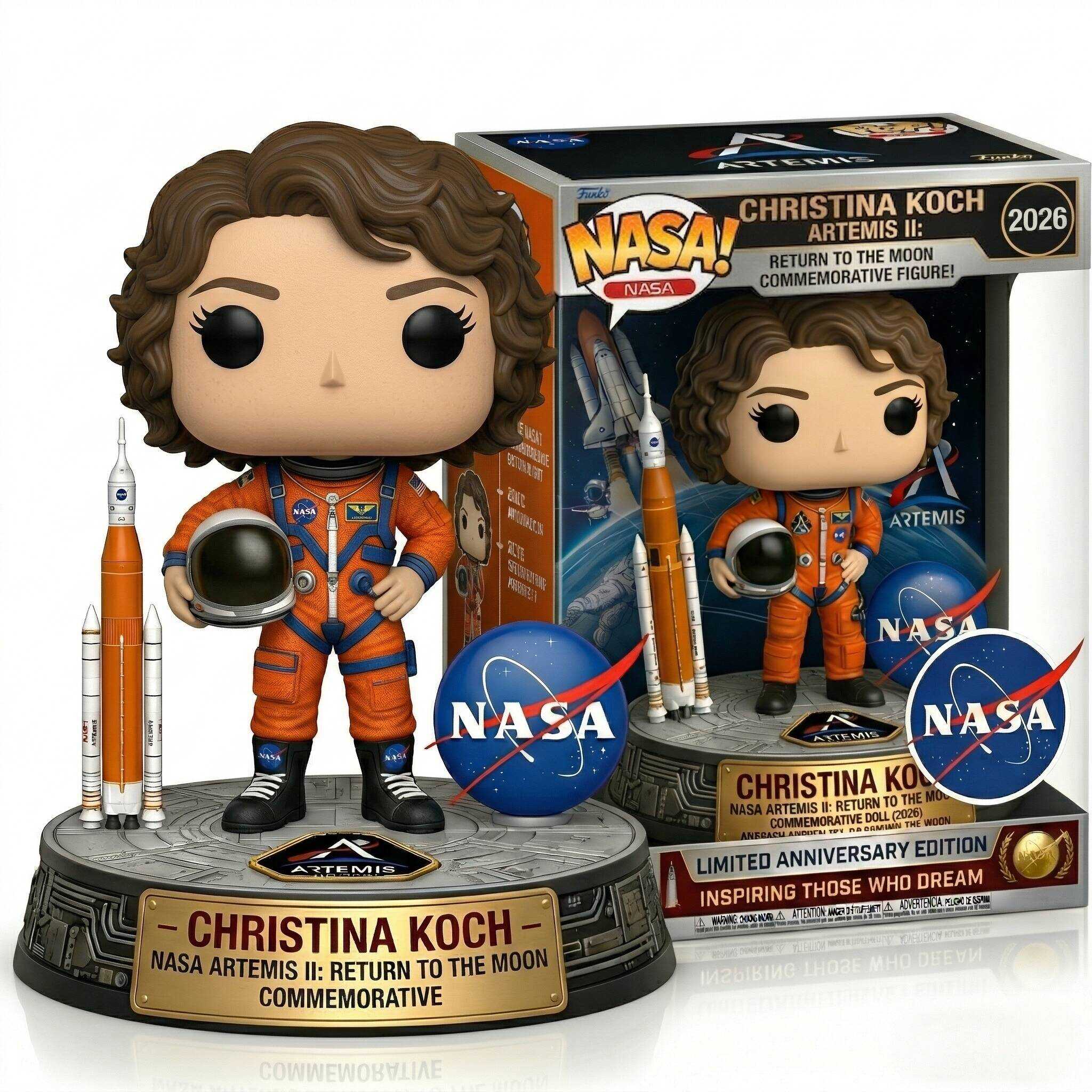 NASA Artemis II Crew – Limited Edition Commemorative Pop! Figures 🚀🌕