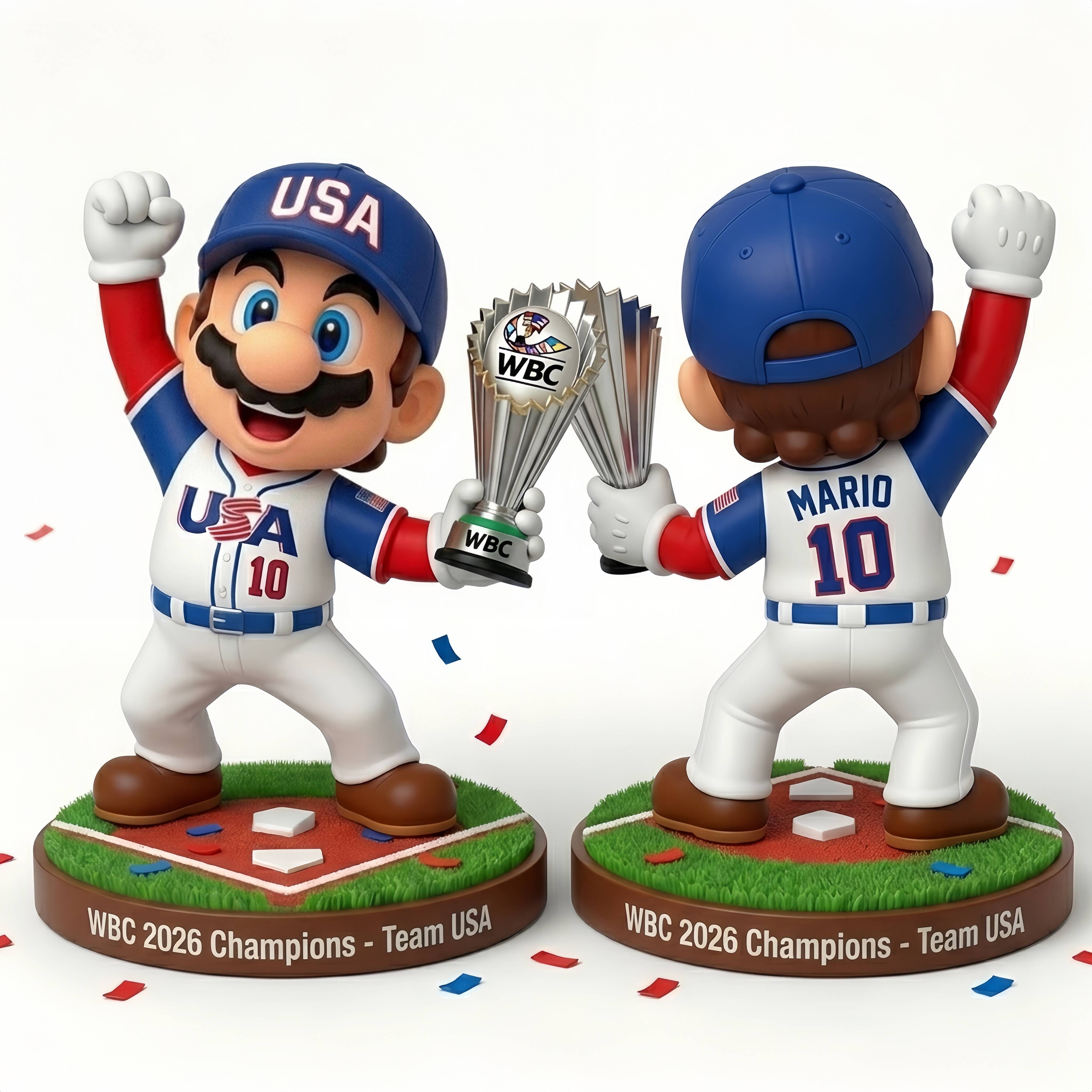 ⚾Mario USA WBC 2026 Champion Pop!
