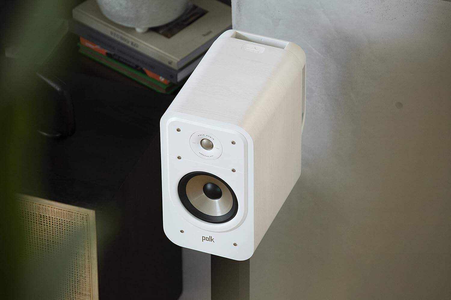 Polk Audio Signature Elite ES20 Bookshelf Speaker - Hi-Res Audio Certified,Dolby Atmos & DTS:X Compatible, 1