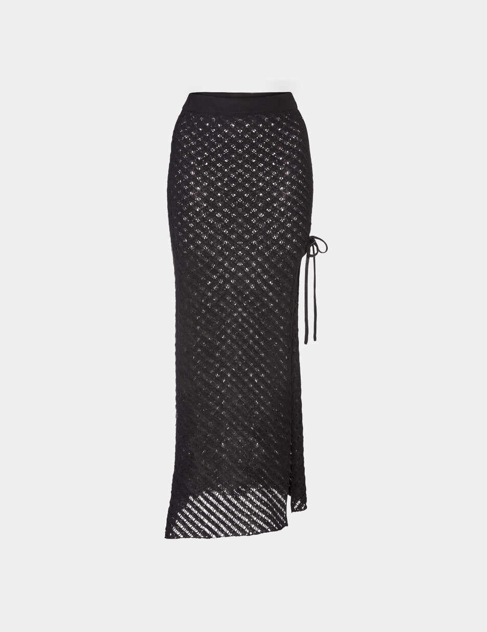 Crochet-Knit Beach Skirt