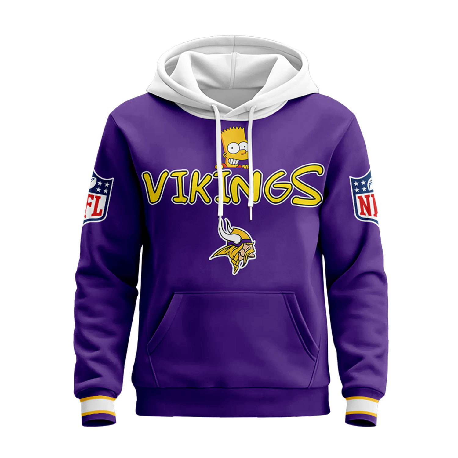 Minnesota Vikings | Premium NFL Bart Simpson Hoodie NP