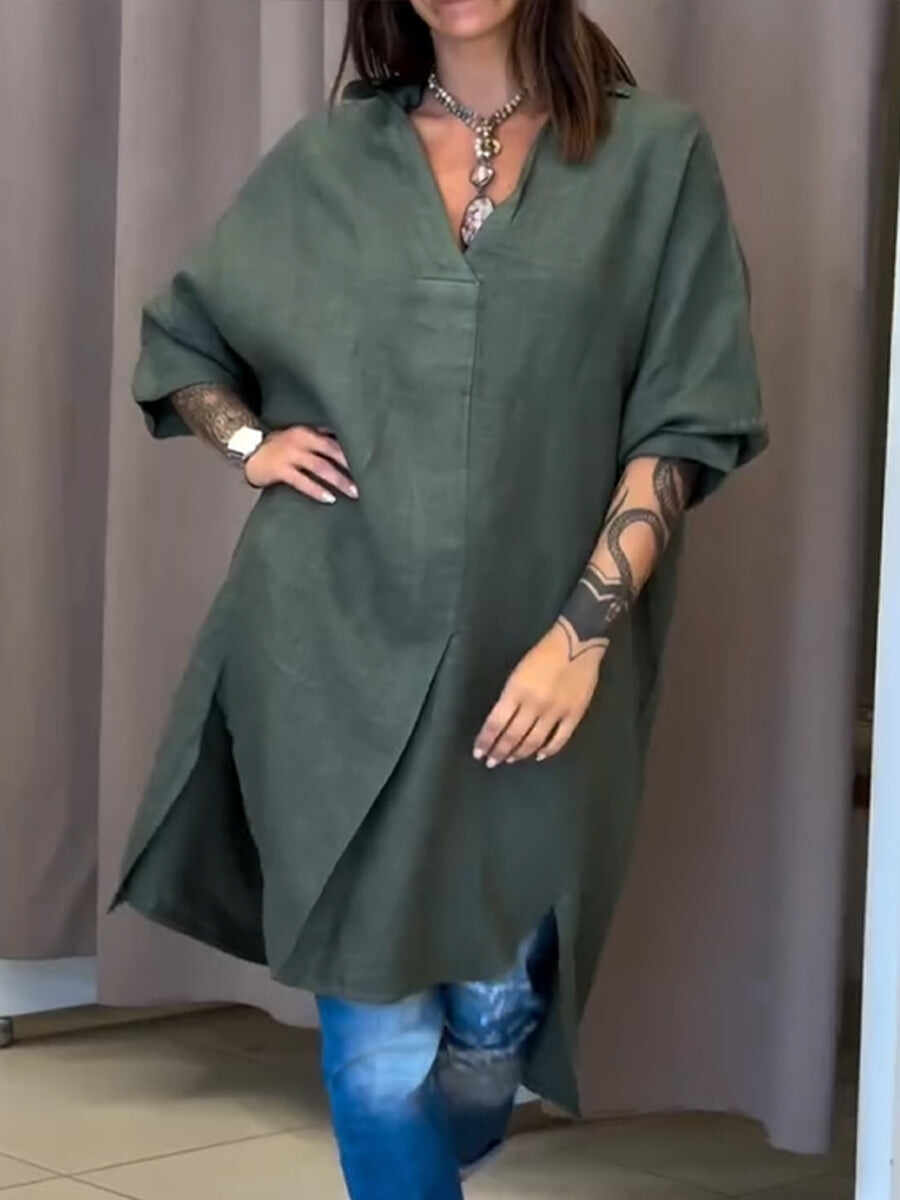 🔥Summer Arrivals🌟Women's Casual Linen And Cotton Shirt