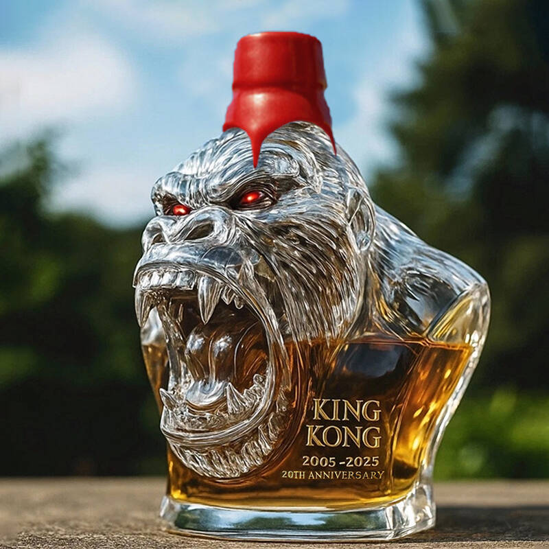 King Kong 20th Anniversary Whisky Bottle