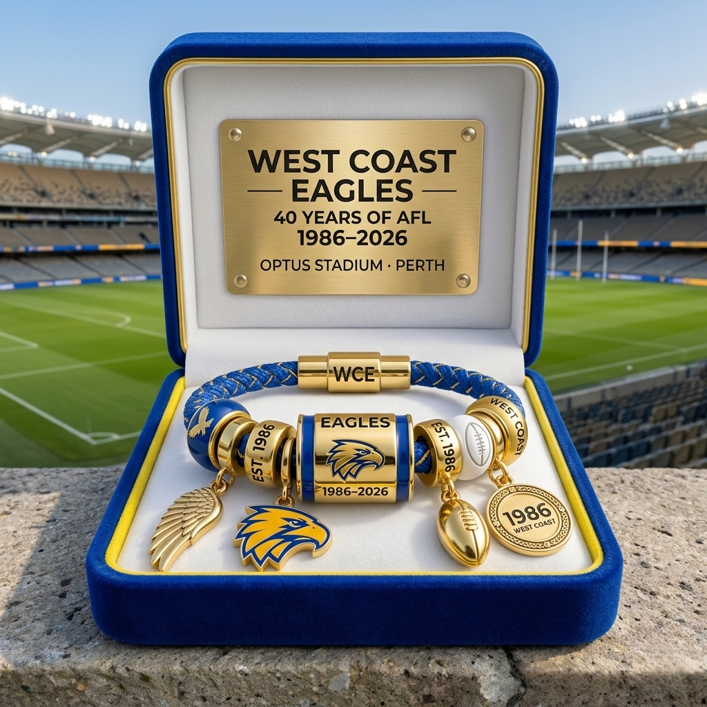 West Coast Eagles 40th Anniversary Commemorative Bracelet