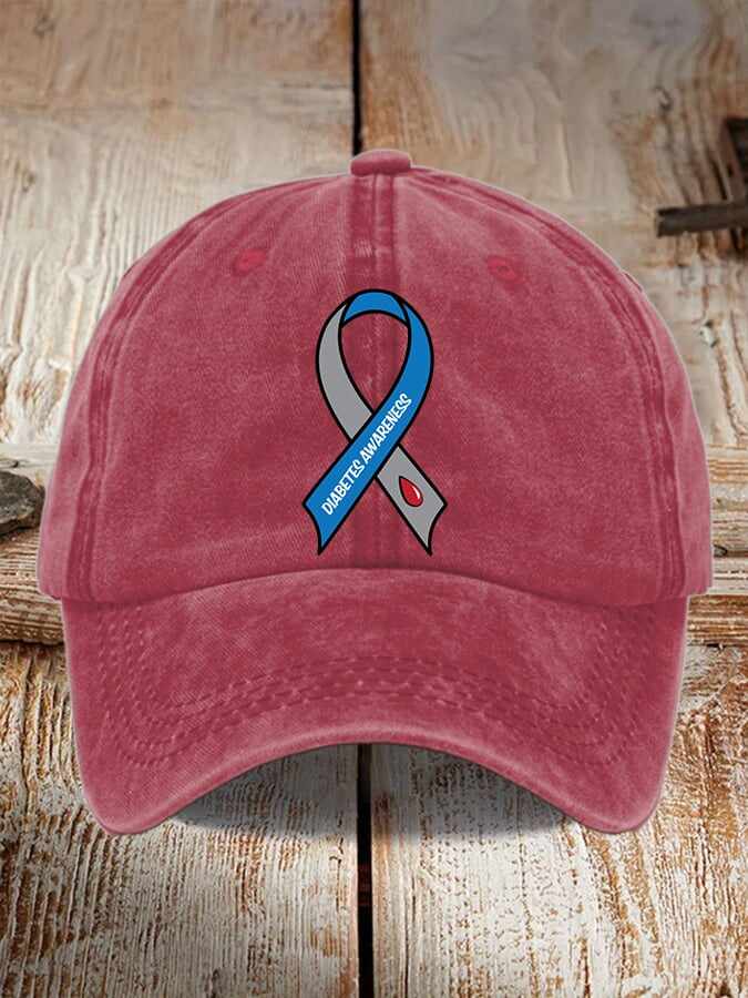 Casual Diabetes Awareness Baseball Cap