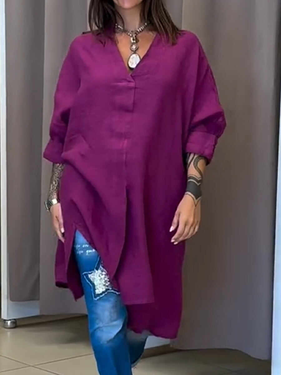 🔥Summer Arrivals🌟Women's Casual Linen And Cotton Shirt