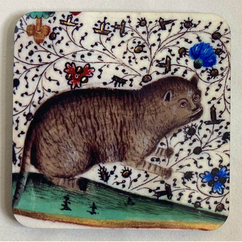 Medieval Cat Coasters