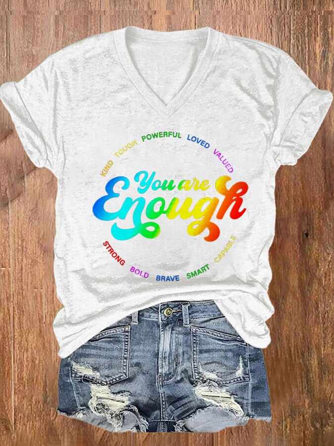 Women's Mental Health Awareness Print T-Shirt