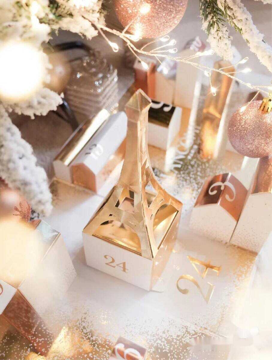 2023 Paris Advent calendar, cosmetics behind 24 doors, new beauty products every day for Christmas - Aanythingby Clearance