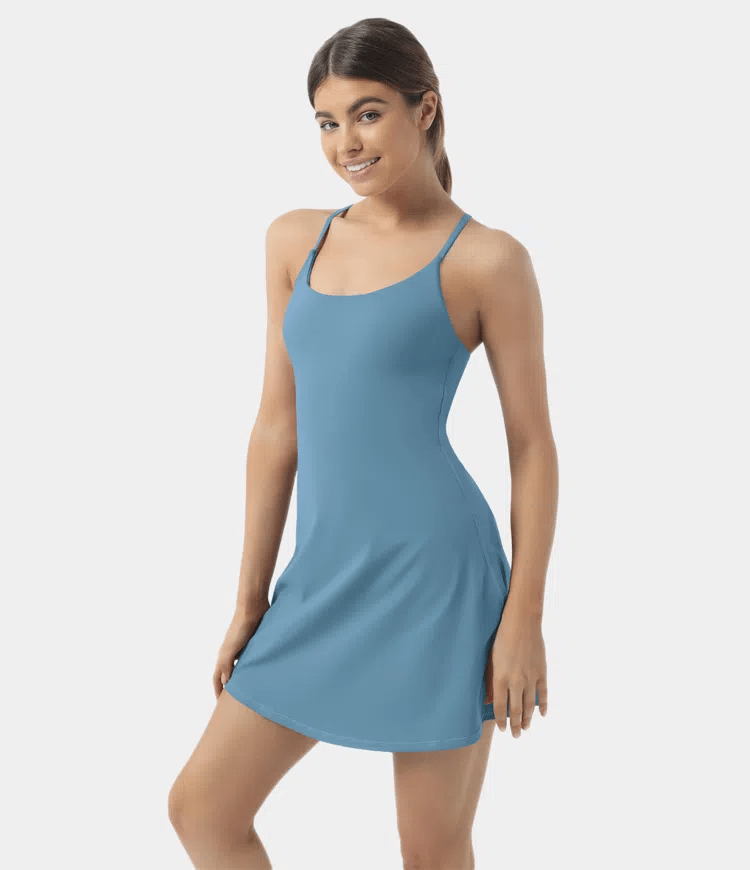 🔥Flash Sale🔥Softlyzero Plush Backless Active Dress-Easy Peezy