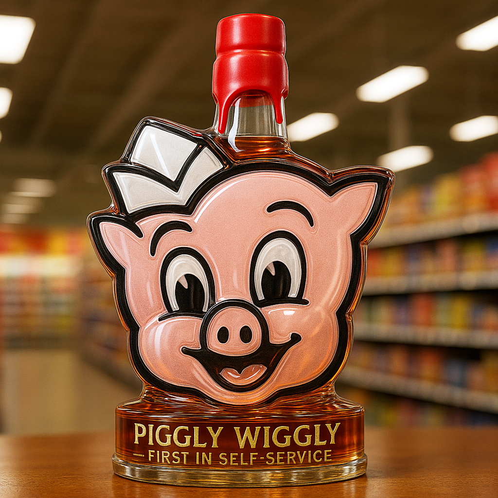 Piggly Wiggly Commemorative Whiskey Bottle