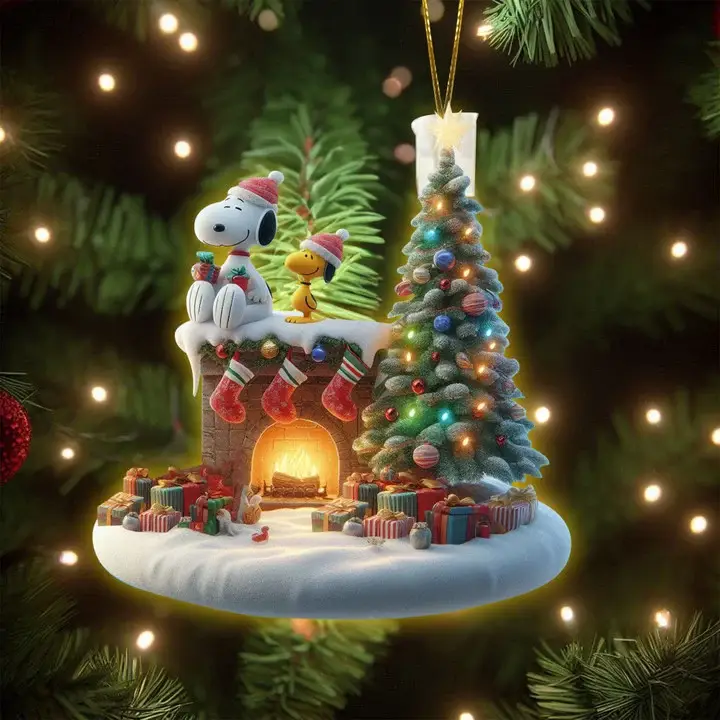 Charlie Brown & Snooopy Peanuts Christmas  Ornaments