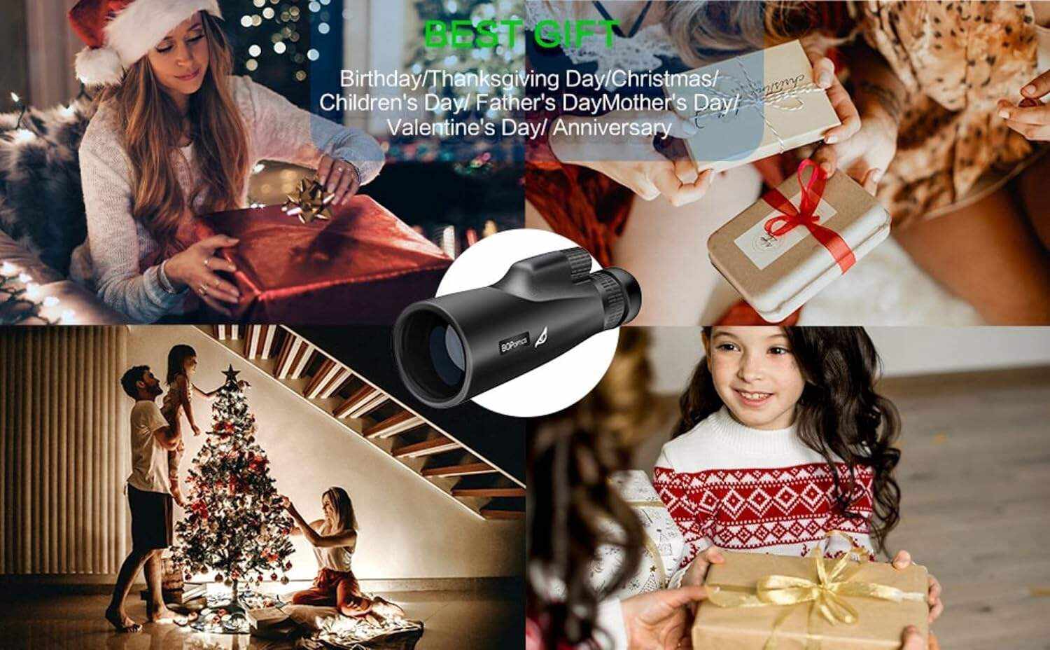 Birds of Prey Optics Falcon 8-22X50 HD Monoculars for Adults High Powered for Camping Accessories - Zoom Monocular Telescope, Telescopes for Adults Astronomy with Carrying Bag - Hunting Gear