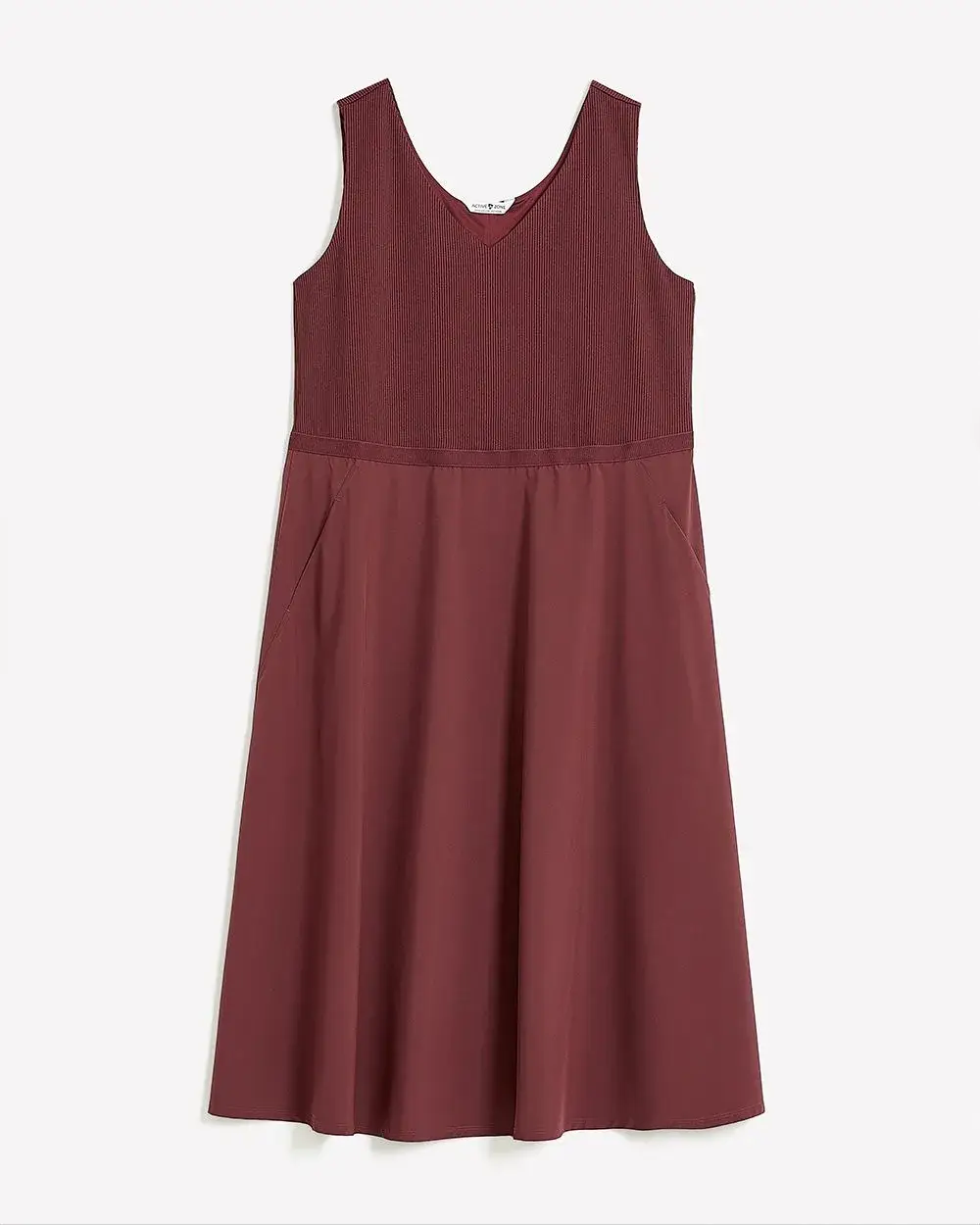 Responsible, Sleeveless V-Neck Dress - Active Zone