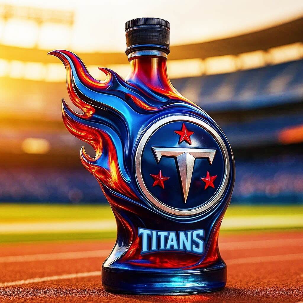Tennessee TitansTennessee Titans Whiskey Bottle