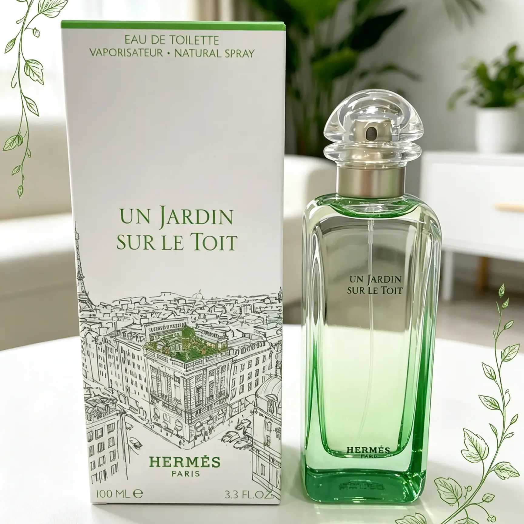 Hermès Un Jardin Collection Eau de Toilette -Unisex Perfume 100ML Gift For All