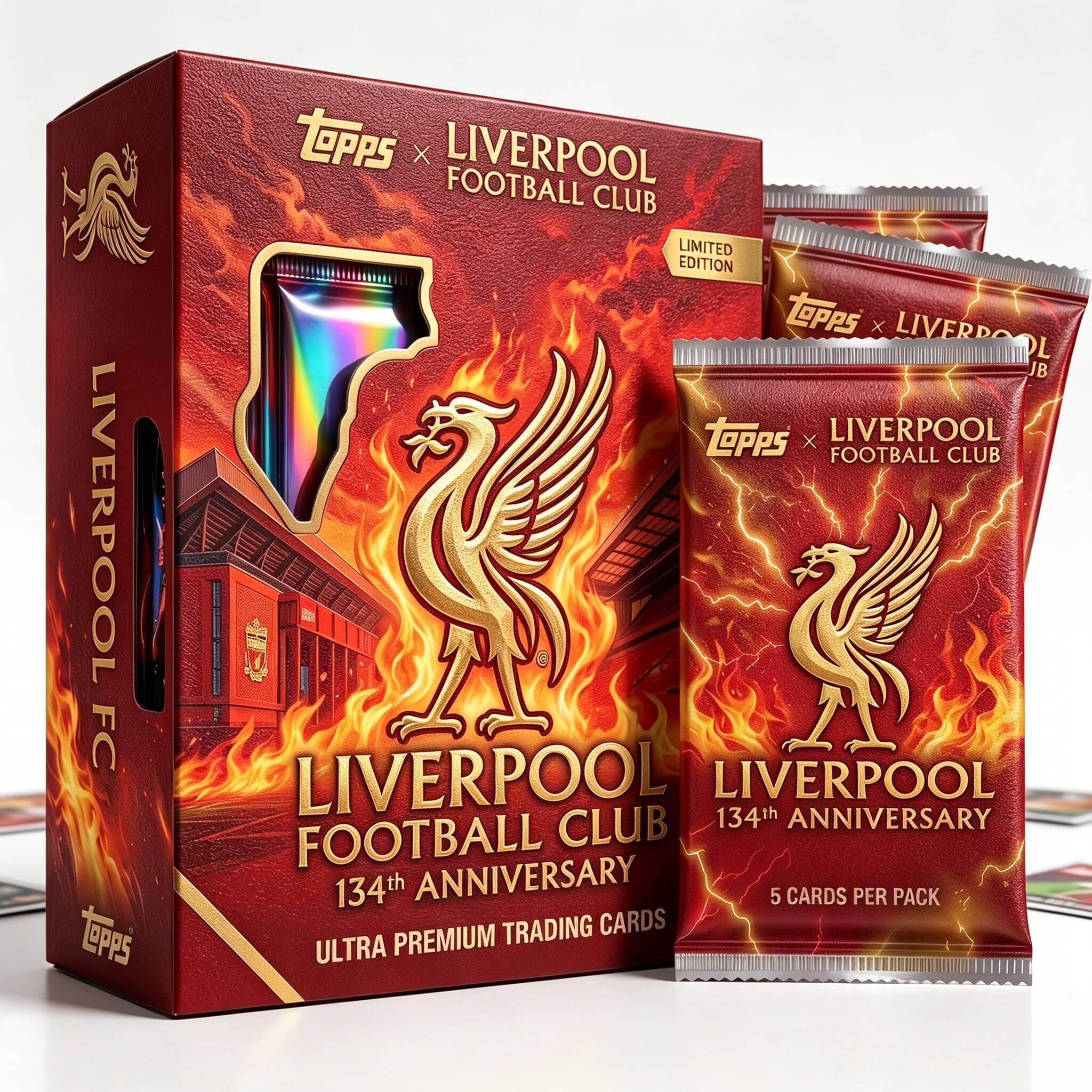 🏆Liverpool FC TCG 134th Anniversary Limited Edition Trading Cards!⚽