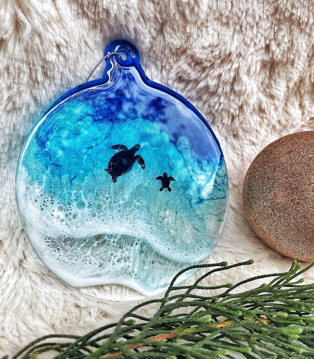 Turtle Christmas Ornament