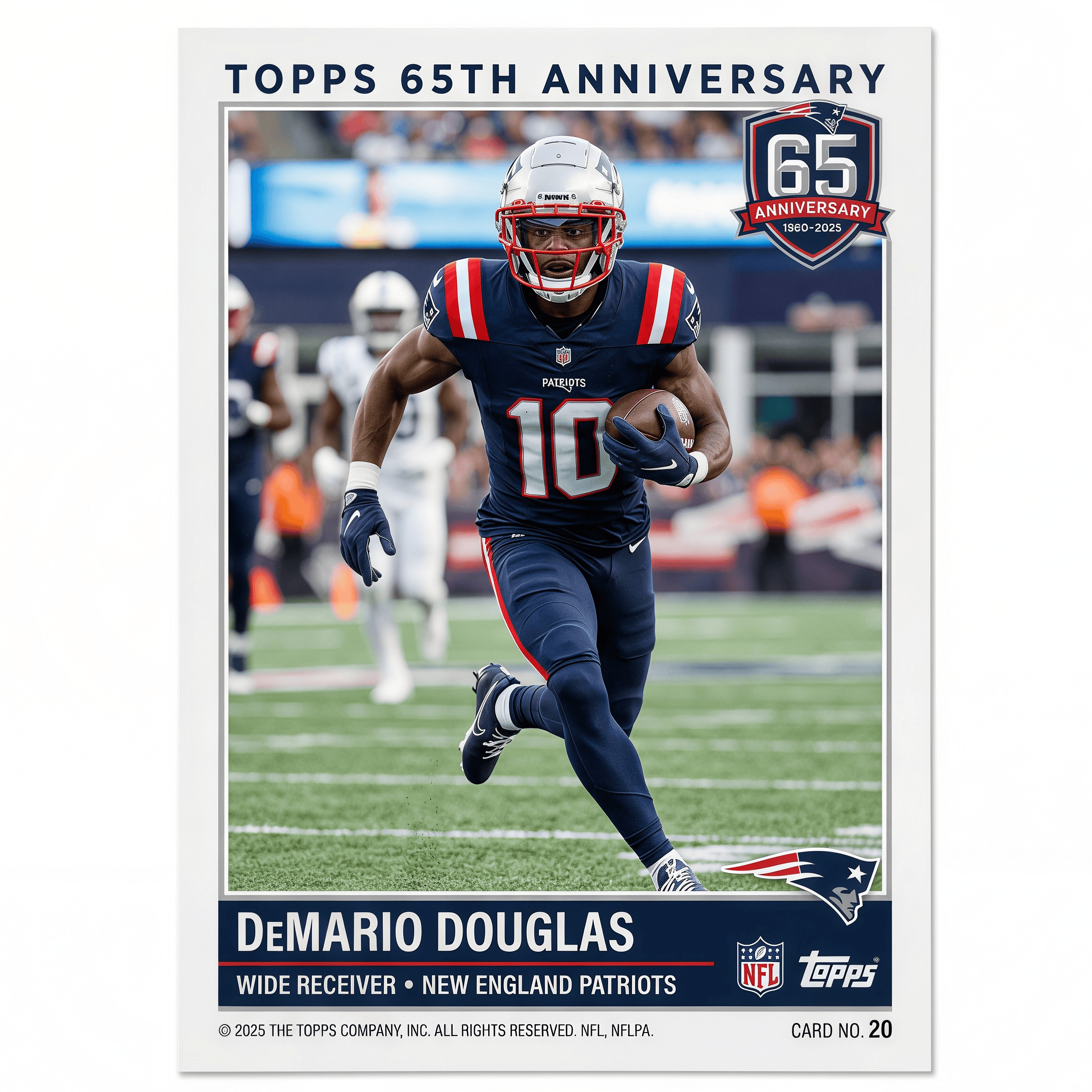 2026 New England Patriots 65th Anniversary Hobby Box