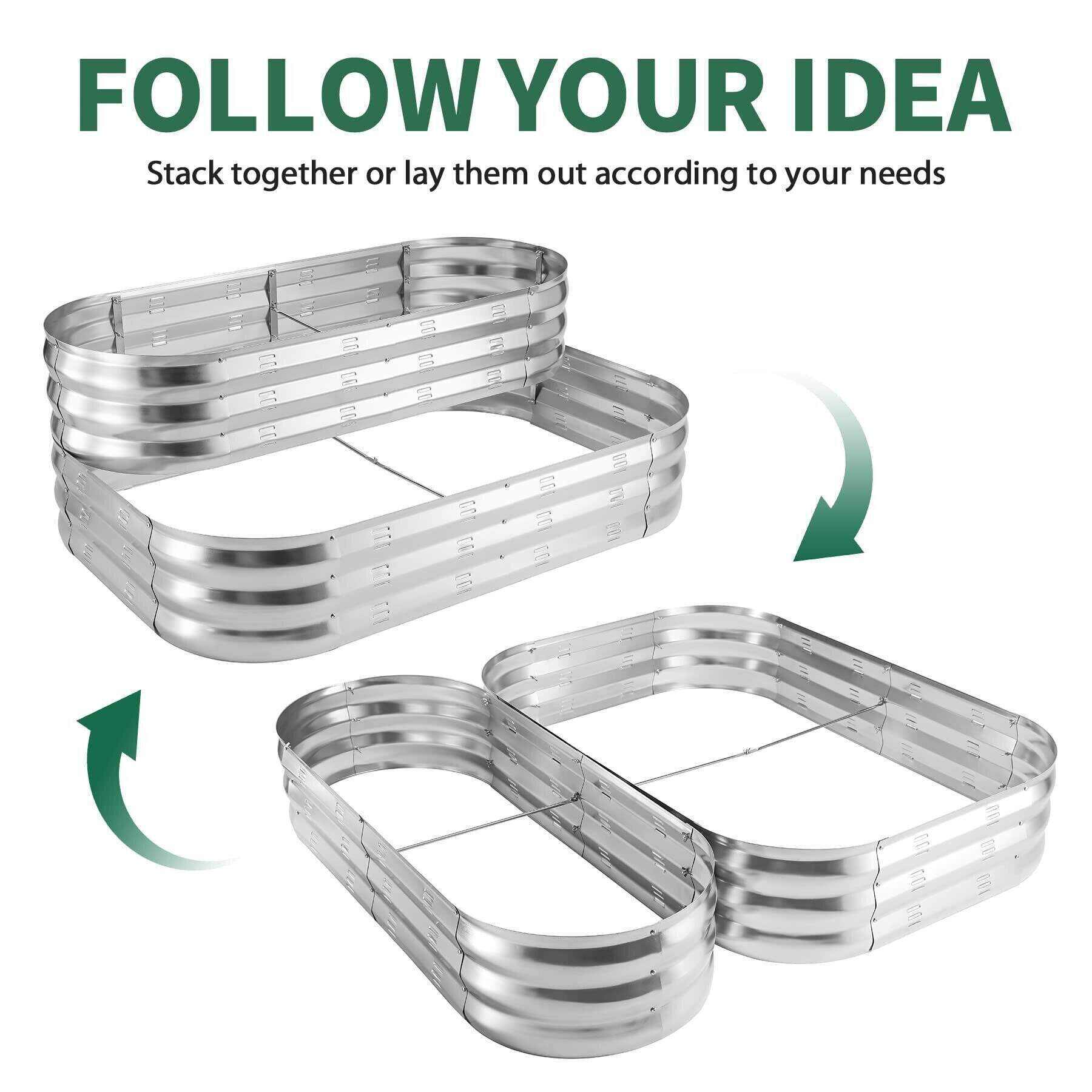 2-Tier Raised Garden Beds Kit