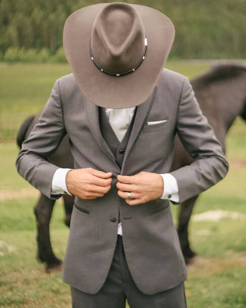 Men's Solid Color Western Casual Long Sleeve Jacket Blazer