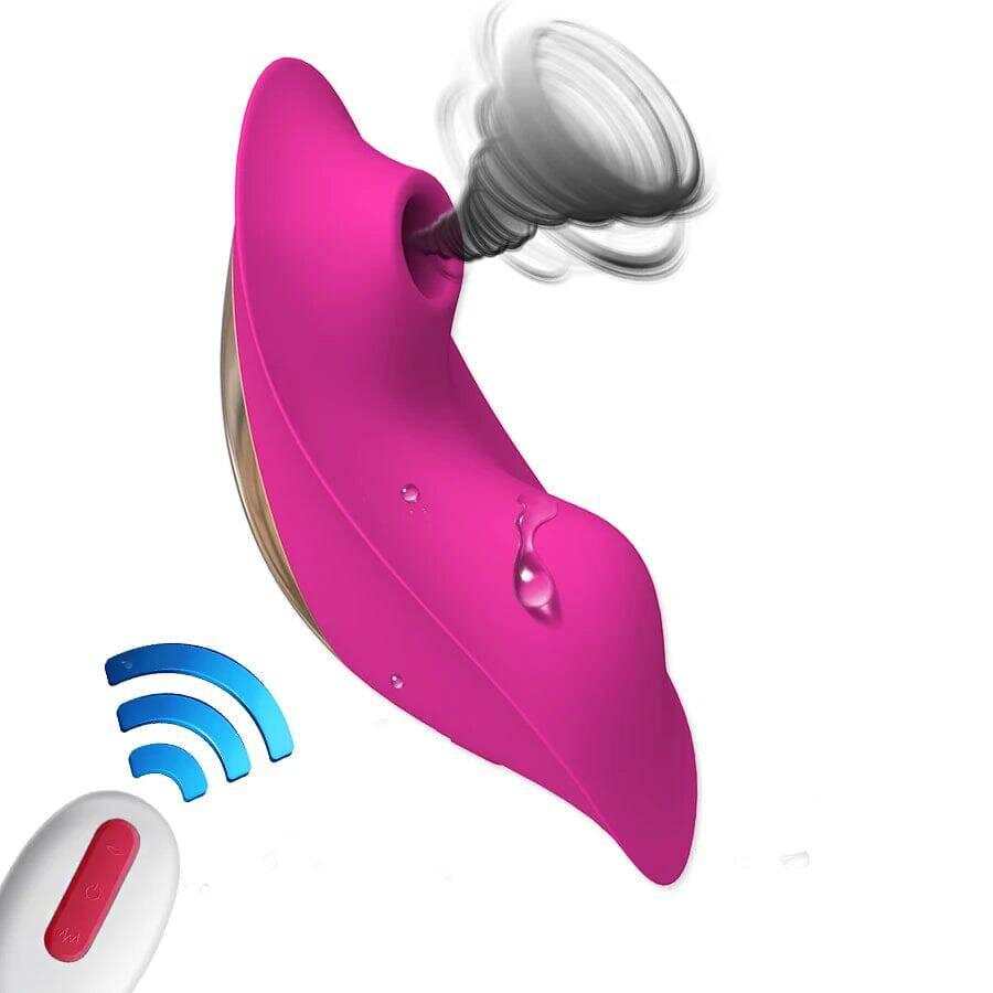 Wearable Sucking Vibrator: 9 Modes, Remote Control, Clitoris Stimulator