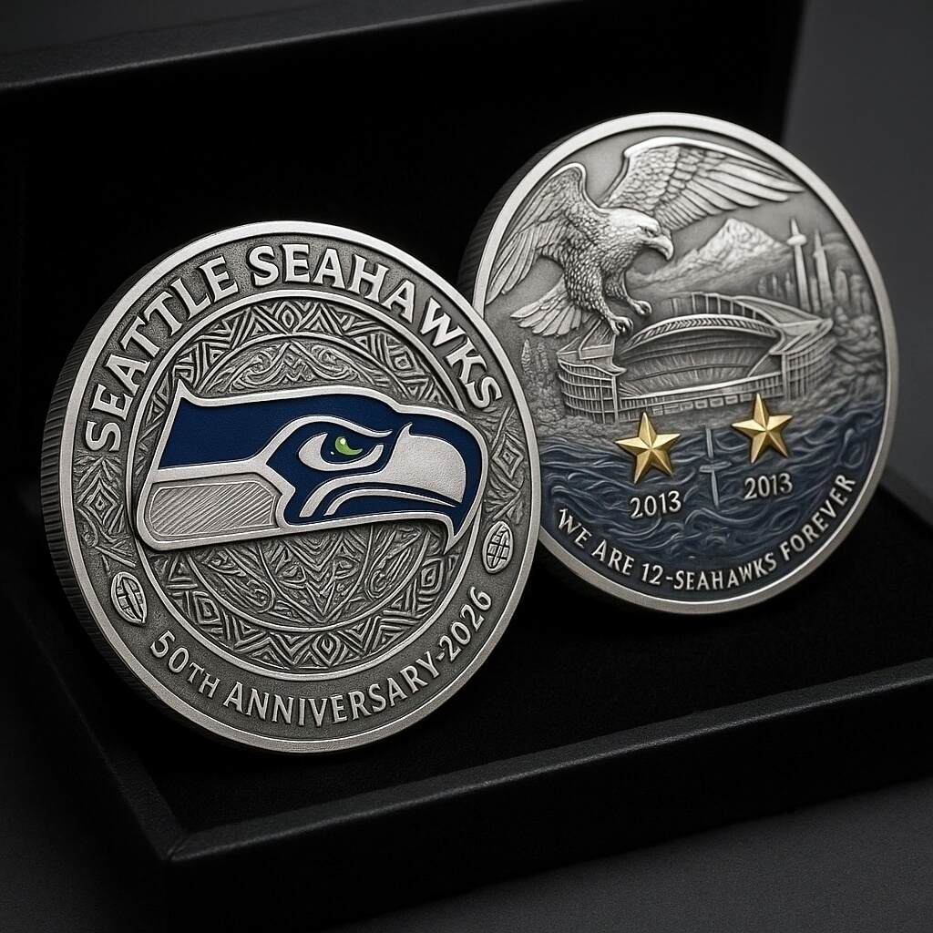 Seattle Seahawks · 50th Anniversary Commemorative Coin