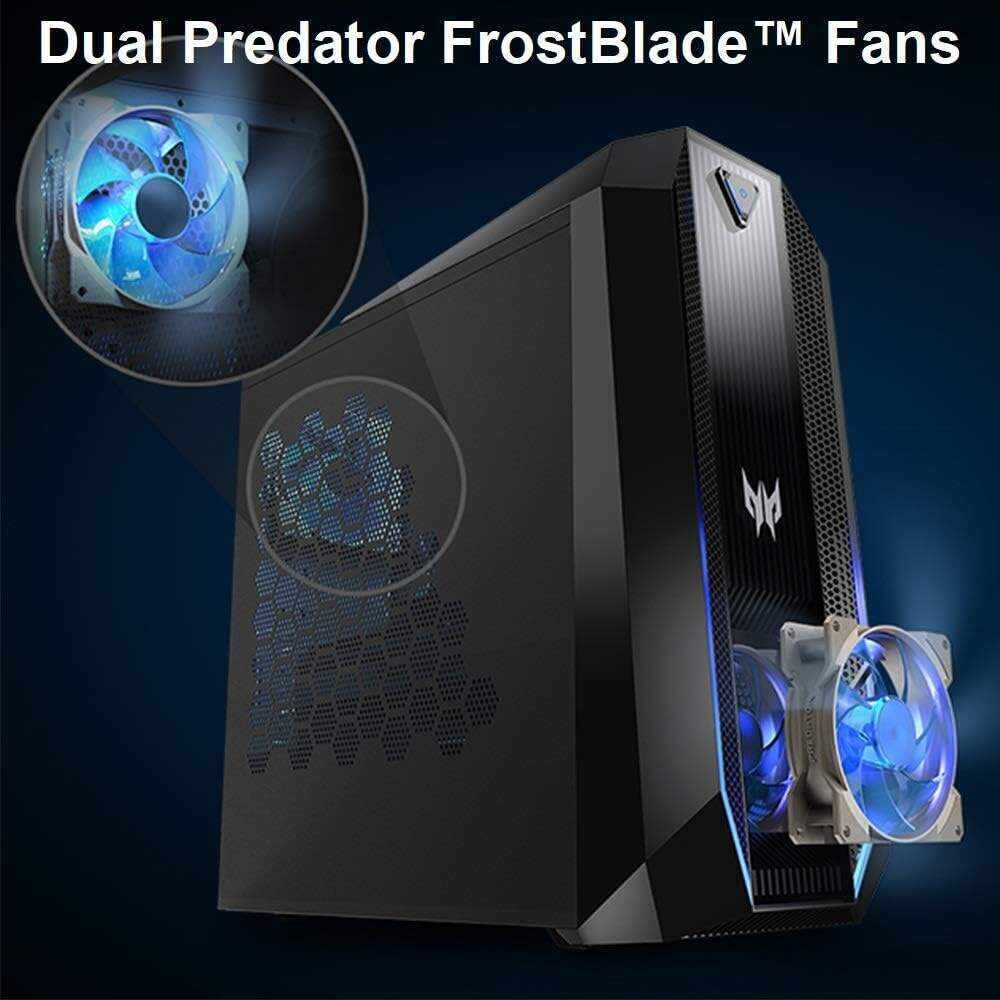 Acer Predator Orion 3000 PO3-630-UR13 Gaming Desktop | 11th Gen Intel Core i7-11700F 8-Core CPU | NVIDIA GeForce RTX 3070 | 16GB DDR4 | 1TB NVMe SSD | 1TB HDD | Intel Wi-Fi 6 | RGB Keyboard & Mouse
