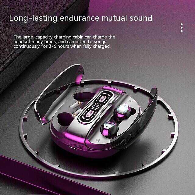 M56 True Wireless Headphones TWS Earbuds In Ear Bluetooth 5.3 Waterproof IPX7 LED Power Display for Apple Samsung Huawei Xiaomi MI Travel Entertainment