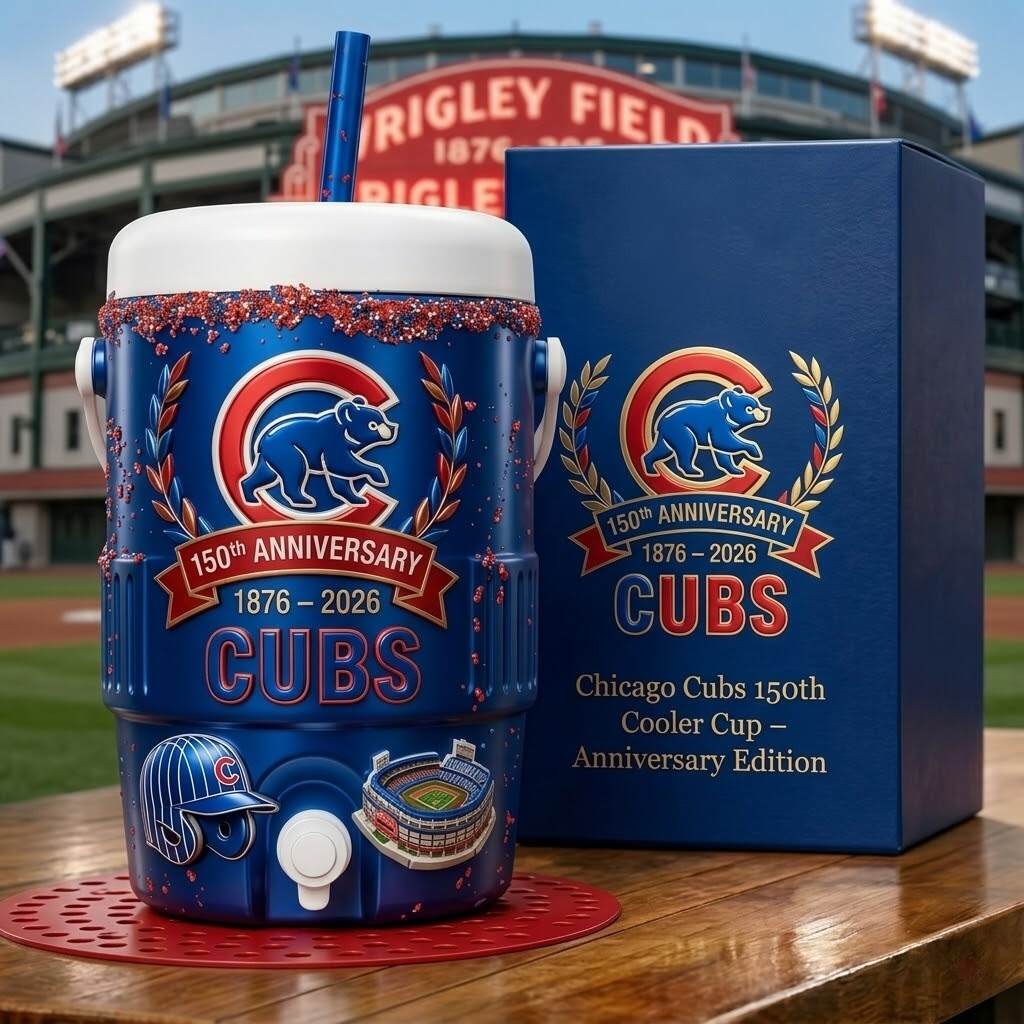 Chicago Cubs 150th Anniversary Cooler Cup