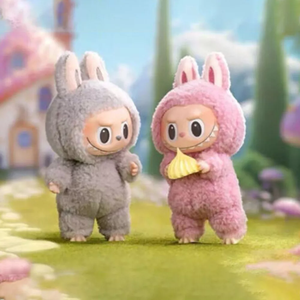 LABUBU The Monsters Etciting Macaron Plush Dolls Figure Toy Blind Box