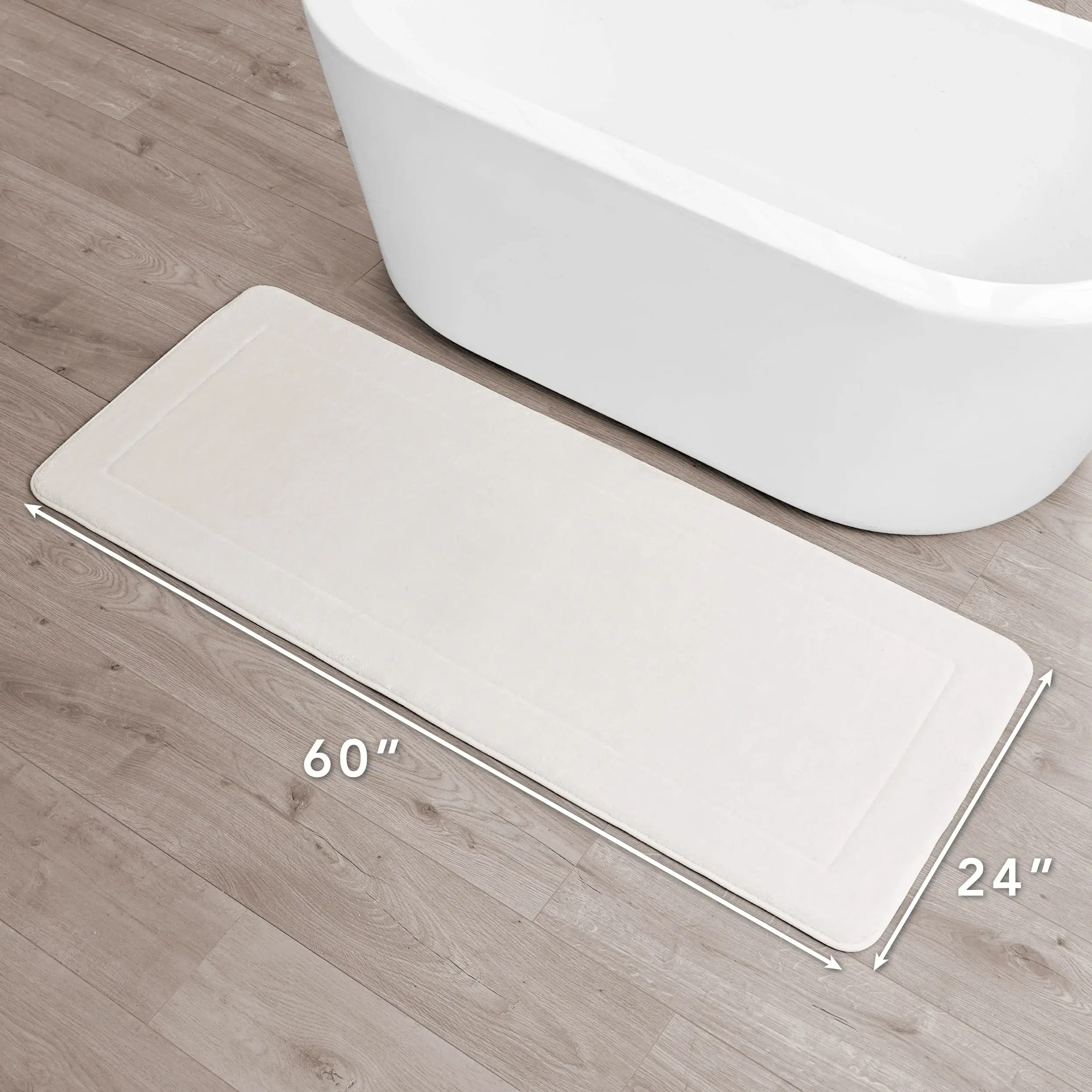 Oliver Brown Terry Memory Foam Bath Mat