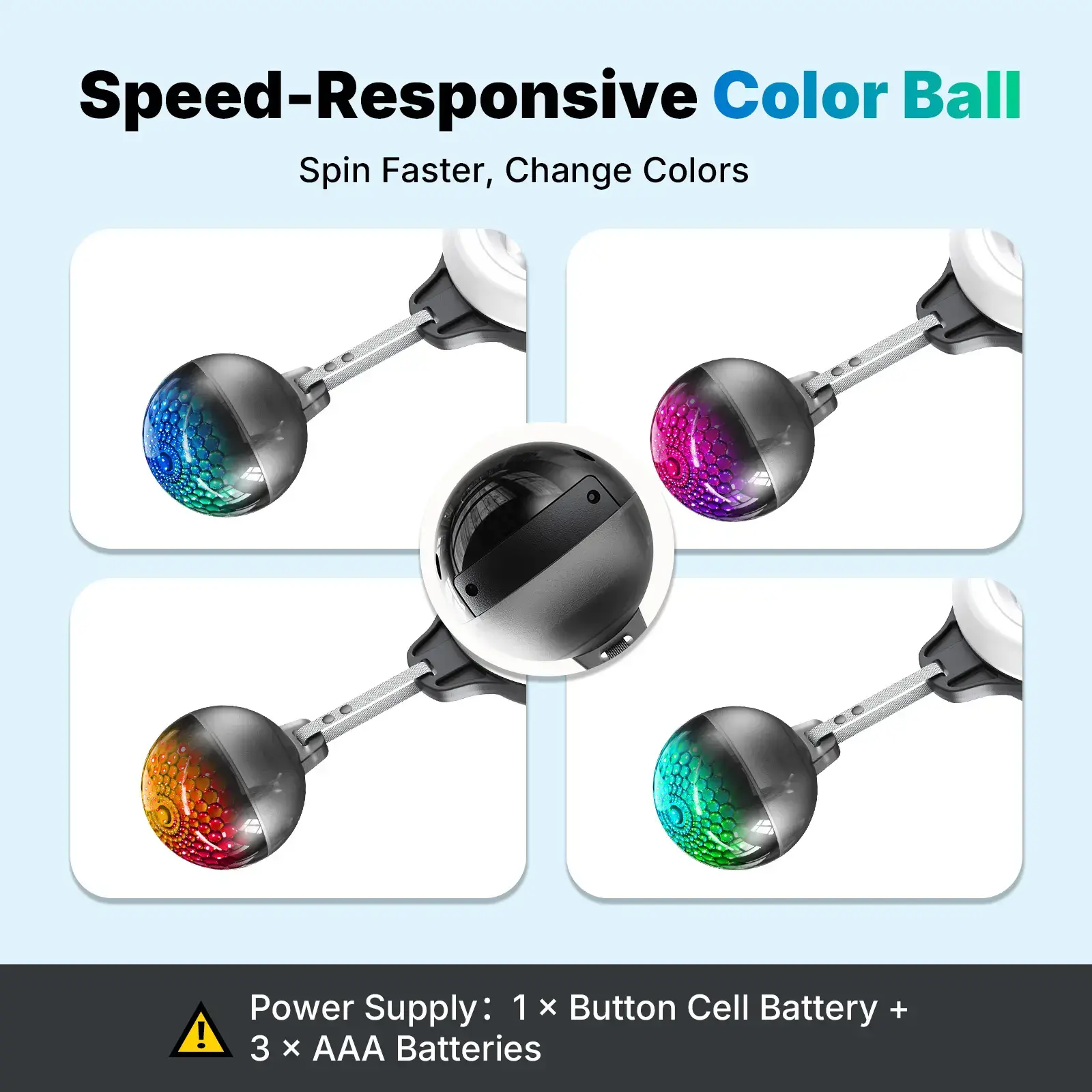 360° Rotating Wrist & Forearm Trainer for Men and Women, Upper Body Strength Tool for Arms, Shoulders & Chest, Portable Home and Gym Fitness Equipment