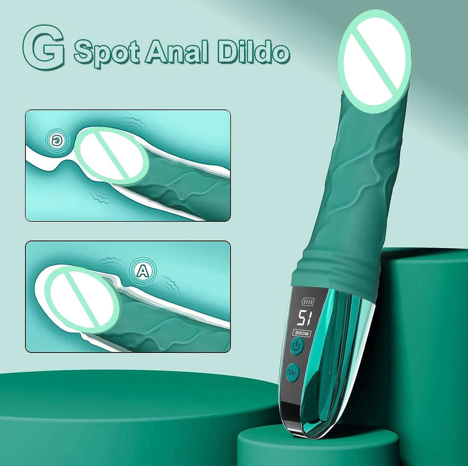 LCD Display 12-Power Vibrator – Clitoris, Nipple & G-Spot Stimulator