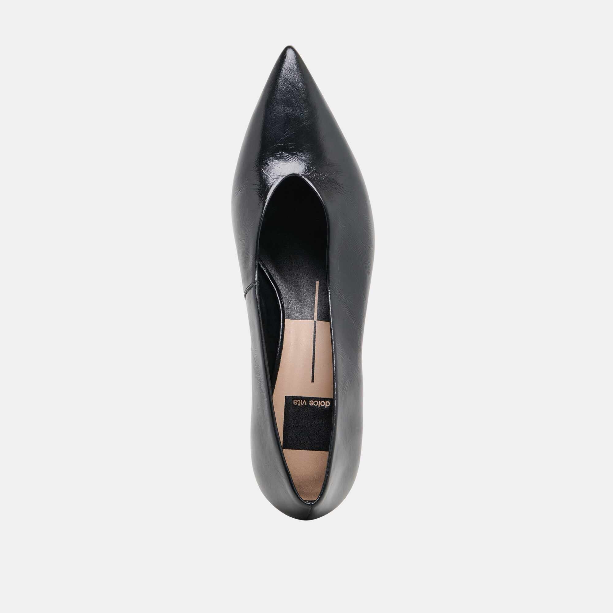 ALWYN HEELS MIDNIGHT CRINKLE PATENT