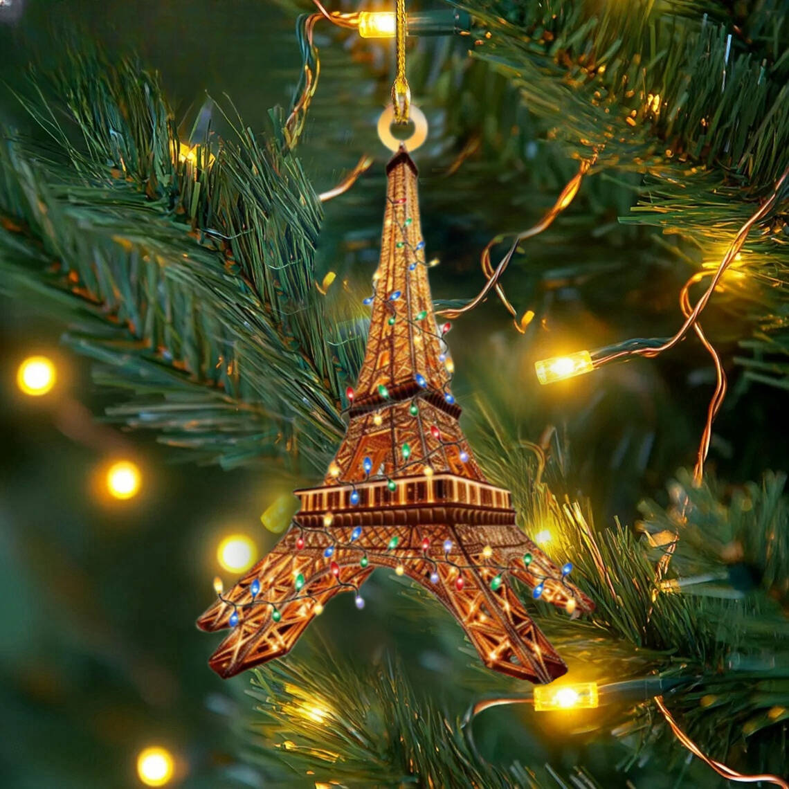 Eiffel Tower Ornament