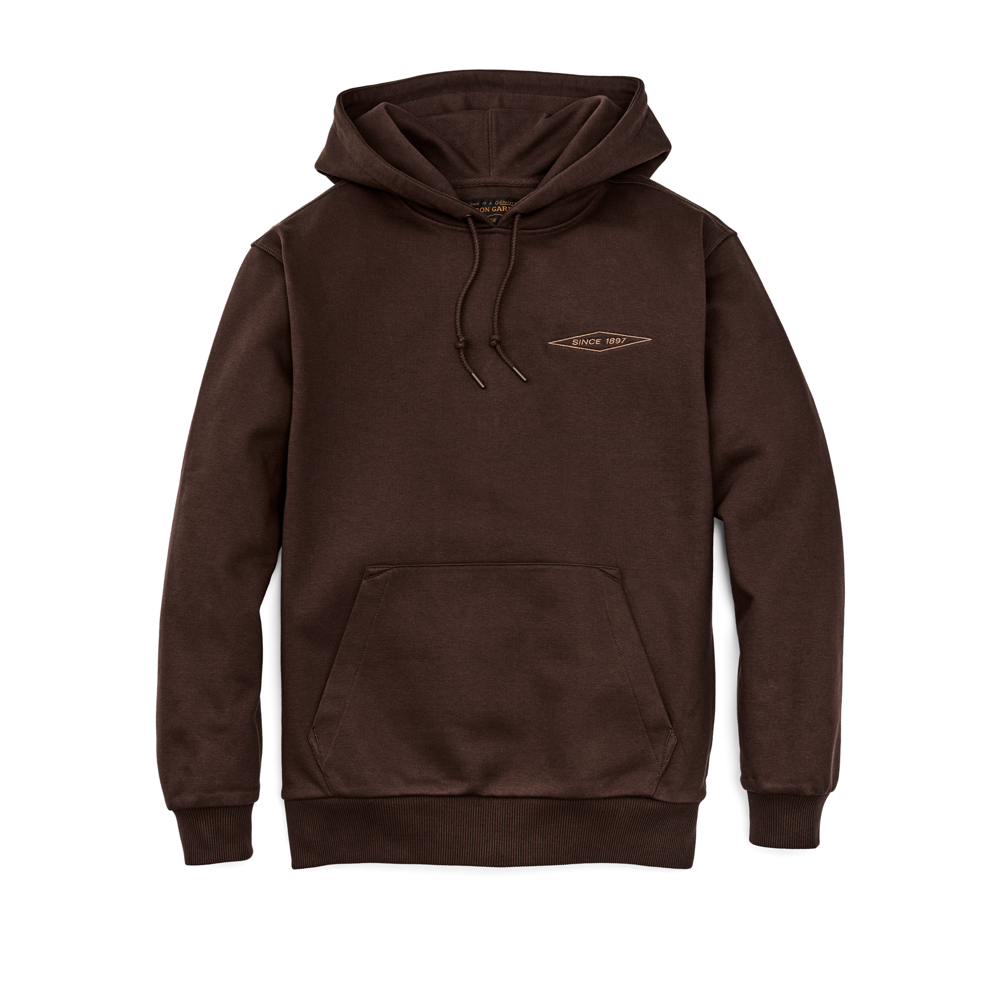 Prospector Embroidered Hoodie - Brown Diamond