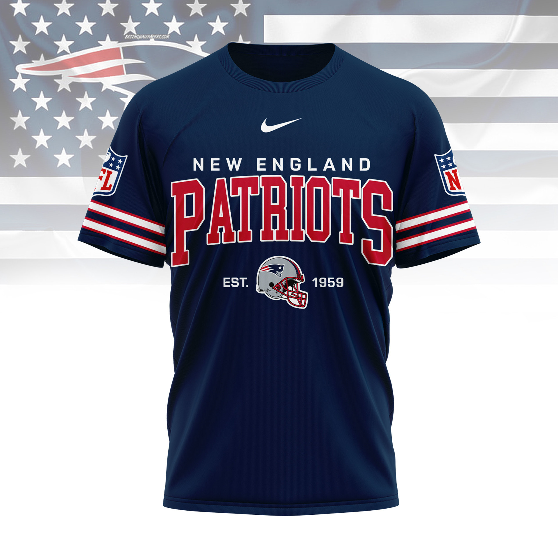New England Patriots | Premium NFL Heritage 3D Shirt NY